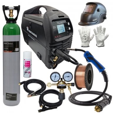 Suvirinimo pusautomatis Kentauras Mig Mag 208 Alu 200A 220V Komplektas Suvirinimo pusautomatis Kentauras Mig Mag 208 Alu 200A 220V Komplektas