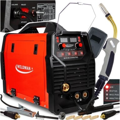 Pusautomatis Weldman MICRO MIG 235 DUAL PULSE Pusautomatis Weldman MICRO MIG 235 DUAL PULSE
