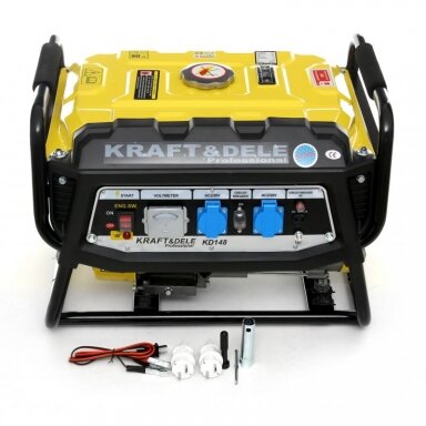 BENZININIS ELEKTROS GENERATORIUS KRAFTDELE 3000/3500W 12V/230V KD148 BENZININIS ELEKTROS GENERATORIUS KRAFTDELE 3000/3500W 12V/230V KD148