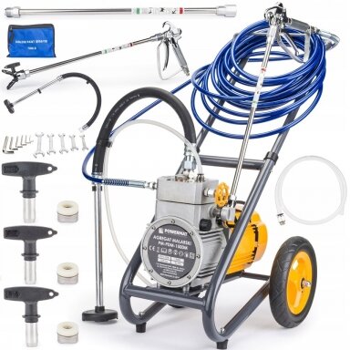 Beoris Dažų Purkštuvas 1500w iki 4 L/min PM-PDM-1500m