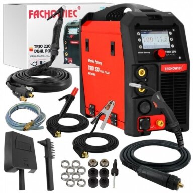 Dvigubas pulsas Welder Fantasy 3in1 TRIO DUAL PULSE 230A Dvigubas pulsas Welder Fantasy 3in1 TRIO DUAL PULSE 230A