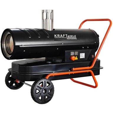 Dyzelinis šildytuvas Kraftdele su kaminu 30 kW KD11715