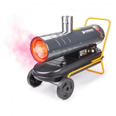 Dyzelinis šildytuvas Powermat su kaminu 40kW PM-NAG-40SKN