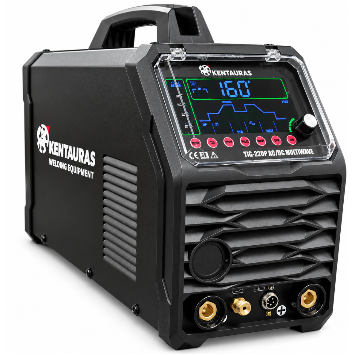 KENTAURAS TIG-220P AC/DC MULTIWAVE – profesionalus 220 A AC/DC TIG/MMA suvirinimo aparatas 1