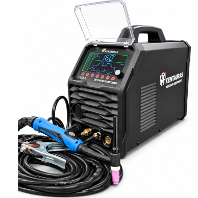 KENTAURAS TIG-220P AC/DC MULTIWAVE – profesionalus 220 A AC/DC TIG/MMA suvirinimo aparatas