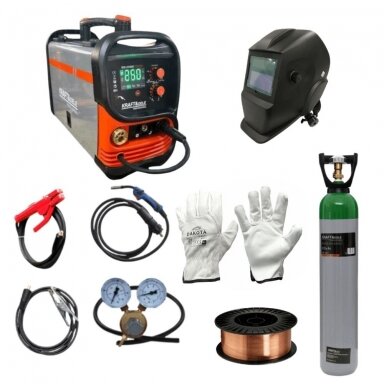 KRAFTDELE KD1883 SUVIRINIMO PUSAUTOMATIS 250A MIG/MMA/TIG LIFT 220V MINI KRAFTDELE KD1883 SUVIRINIMO PUSAUTOMATIS 250A MIG/MMA/TIG LIFT 220V MINI