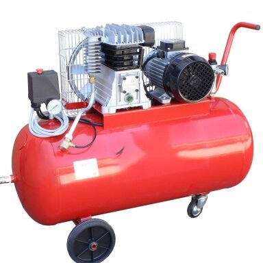 Profesionalus Itališkas kompresorius resyveris 100L 2,2kW/400V 360L/Min