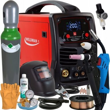 Pusautomatis 4 in 1 MISTRAL MIG 210 Synergia Mig/Tig/MMA/PLASMA Max kompektas Pusautomatis 4 in 1 MISTRAL MIG 210 Synergia Mig/Tig/MMA/PLASMA Max kompektas