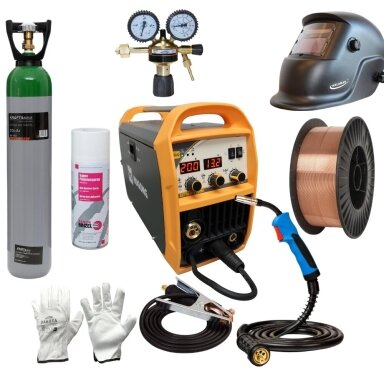 Suvirinimo pusautomatis Hugong EXTREMIG 200W III 200A, 230V Komplektas Suvirinimo pusautomatis Hugong EXTREMIG 200W III 200A, 230V Komplektas