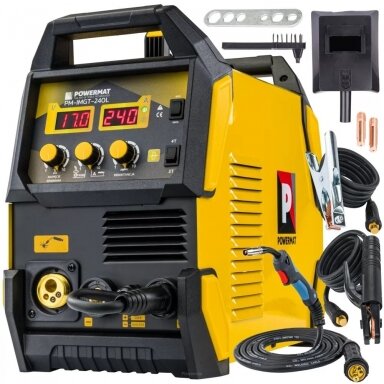 Pusautomatis MIG/MAG, MMA , TIG - Lift 220V PM-IMGT-240L Pusautomatis MIG/MAG, MMA , TIG - Lift 220V PM-IMGT-240L