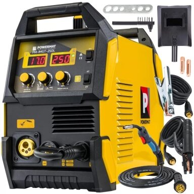 Pusautomatis MIG/MAG, MMA , TIG - Lift 220V PM-IMGT-250L Pusautomatis MIG/MAG, MMA , TIG - Lift 220V PM-IMGT-250L
