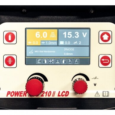 Suvirinimo Pusautomatis Weldman Power Mig 210 LCD Synergy tinka visiems metalams 2