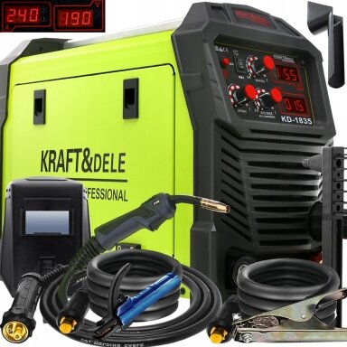 SUVIRINIMO APARATAS MIG/MAG/TIG LIFT/MMA 240A KD1835 SUVIRINIMO APARATAS MIG/MAG/TIG LIFT/MMA 240A KD1835