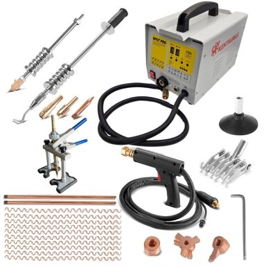 Taškinio suvirinimo aparatas Kentauras SPOTTER 3kW 220V KNM95L FULL SET