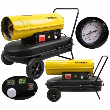 TIESIOGINIO DEGIMO DYZELINIS H00761 ŠILDYTUVAS 40 kW Heidmann TIESIOGINIO DEGIMO DYZELINIS H00761 ŠILDYTUVAS 40 kW Heidmann